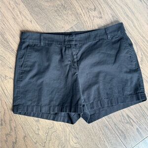 J.Crew Black Chino Shorts Women’s Size 16 Casual Summer